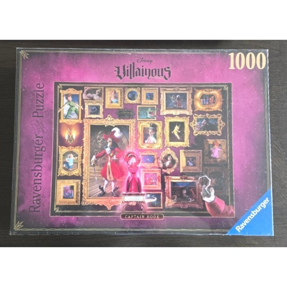 Disney Villainous Captain Hook 1000pc Ravensburger Puzzle - New Sealed